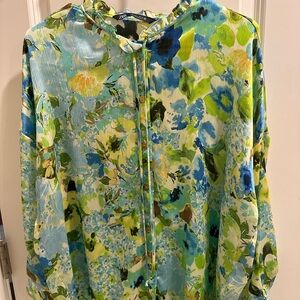 Zara Multicolor Floral Top